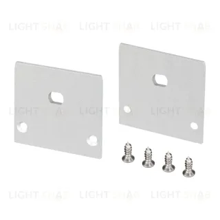 Заглушка Arlight LINE-3535-TRAY с отверстием (Алюминий) 062745