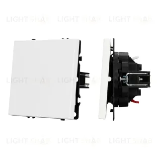 Выключатель 1 кл софт-тач белый кварц Arlight SWT-MK01-SFPL-WH (250V, 10A) 054233(1)