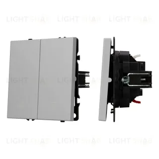 Механизм выключателя управления шторами Arlight SWT-NOBE-MKR2-SFPL-IS (230V, 10A) (Никель) 059435