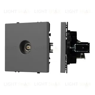 Розетка ТВ софт-тач серый базальт Arlight SCT-MTV1-SFPL-GR (TV) 054295(1)