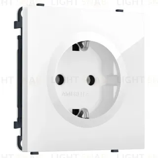 Комплект механизма электрической розетки SIGMA Белый глянец 50Hz 2P+E с/з 16A-250V QUANT PRO Ambrella Volt MS106010 (SP1060, PR141)