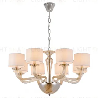 Подвесная люстра Newport 8688/C nickel cognac М0071808