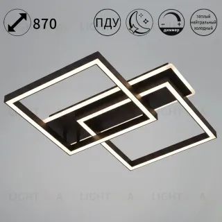 Потолочный светильник Reluce 60455-0.3-2+1L BK