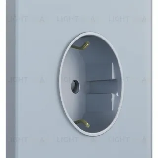 Розетка с заземлением со шторками, 16А Systeme Electric Systeme Infinity Стальное небо FSE001145