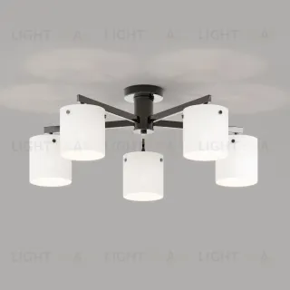 Потолочный светильник Eurosvet Glimmer 501001/5 черный жемчуг a072604