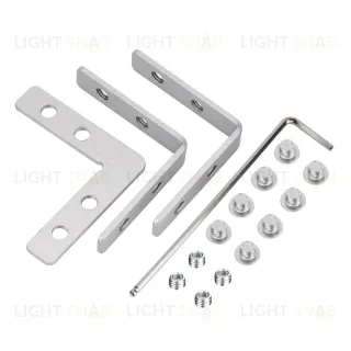 Соединитель профиля Arlight SL-LINE-3535 с рефлектором 90 Set (Металл) 064471