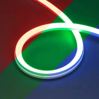 Светодиодная лента герметичная Arlight MOONLIGHT-PRO-SIDE-X360-20x20mm 24V RGB (12 W/m, IP67, 10m, wire x2) (Вывод боковой) 054983